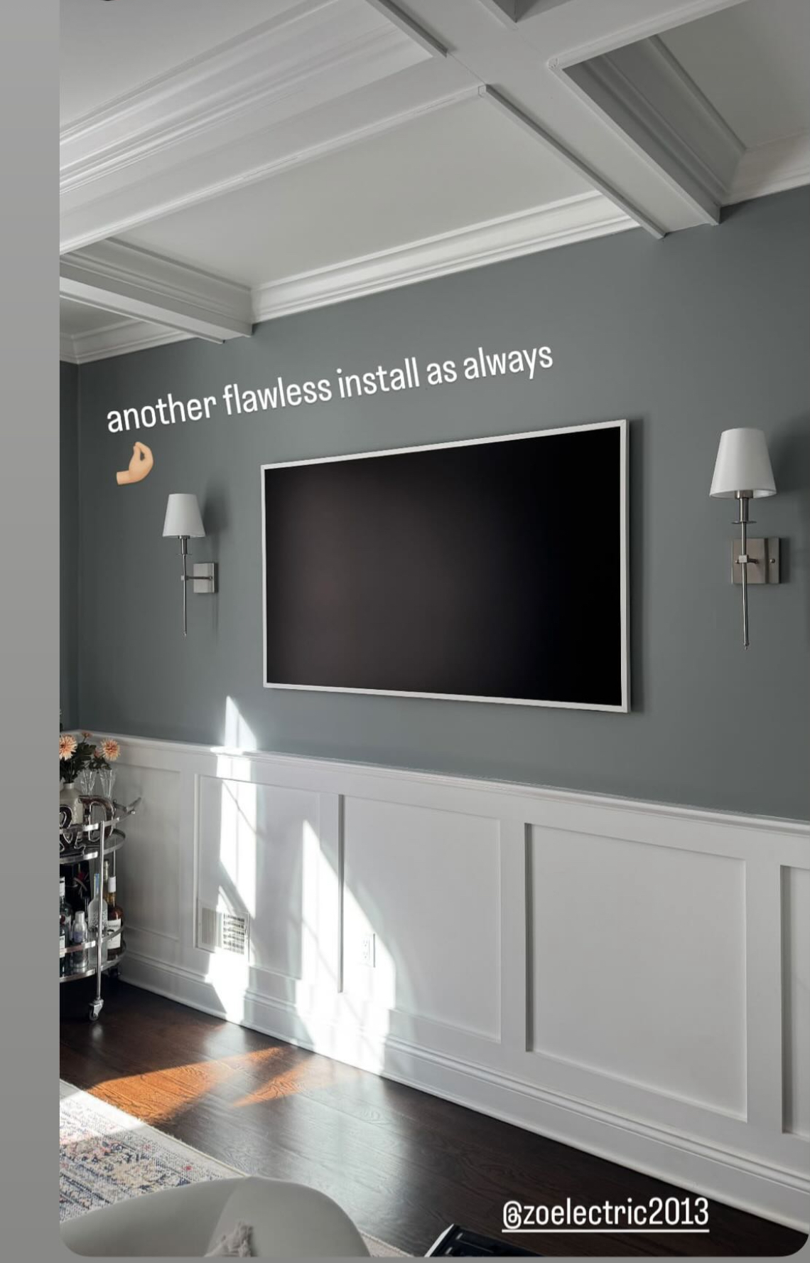 Our Team showed up early on a Monday morning to hang a 65' Samsung TV in Summit, NJ  Thumbnail